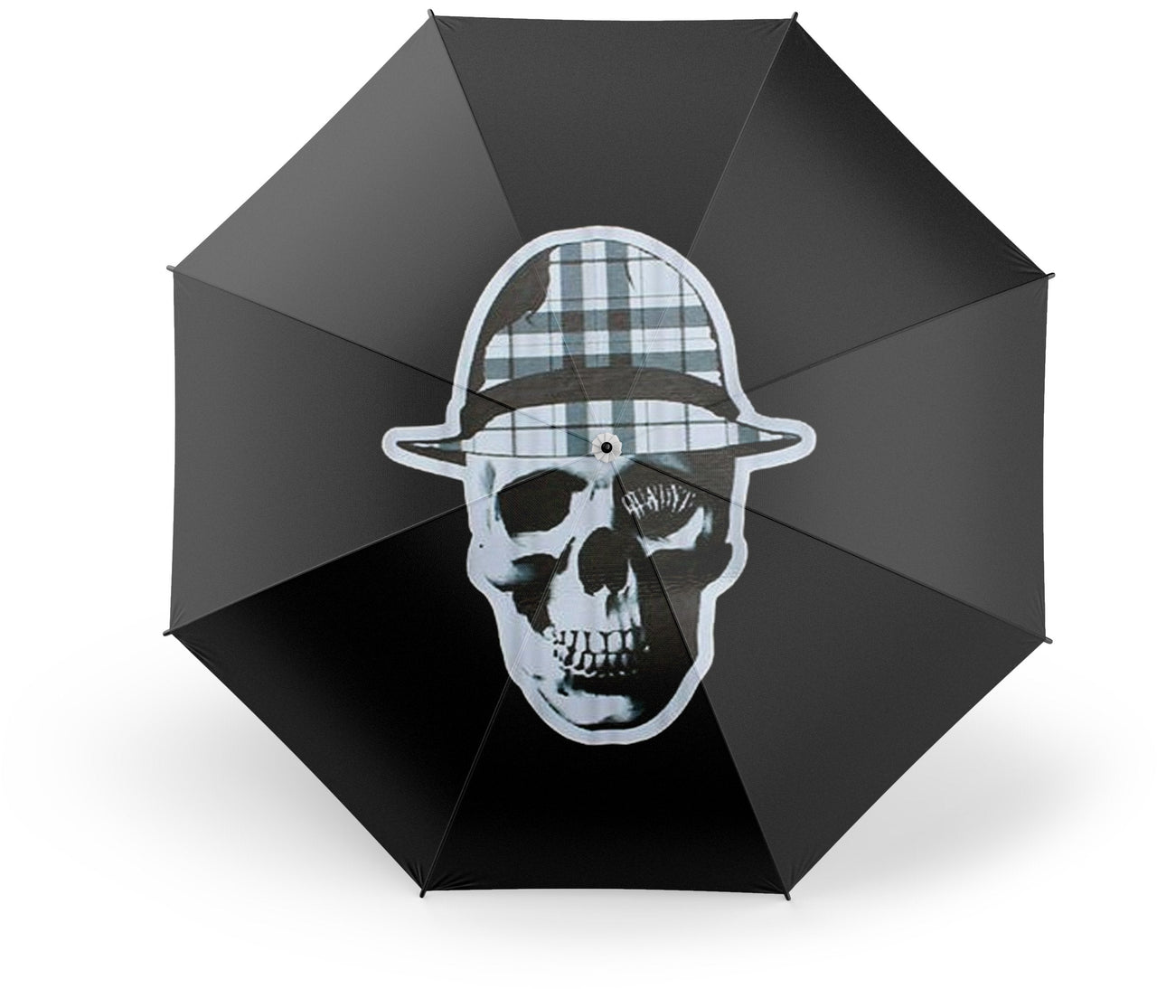Parapluie Tête de Mort <br/> Avec Chapeau