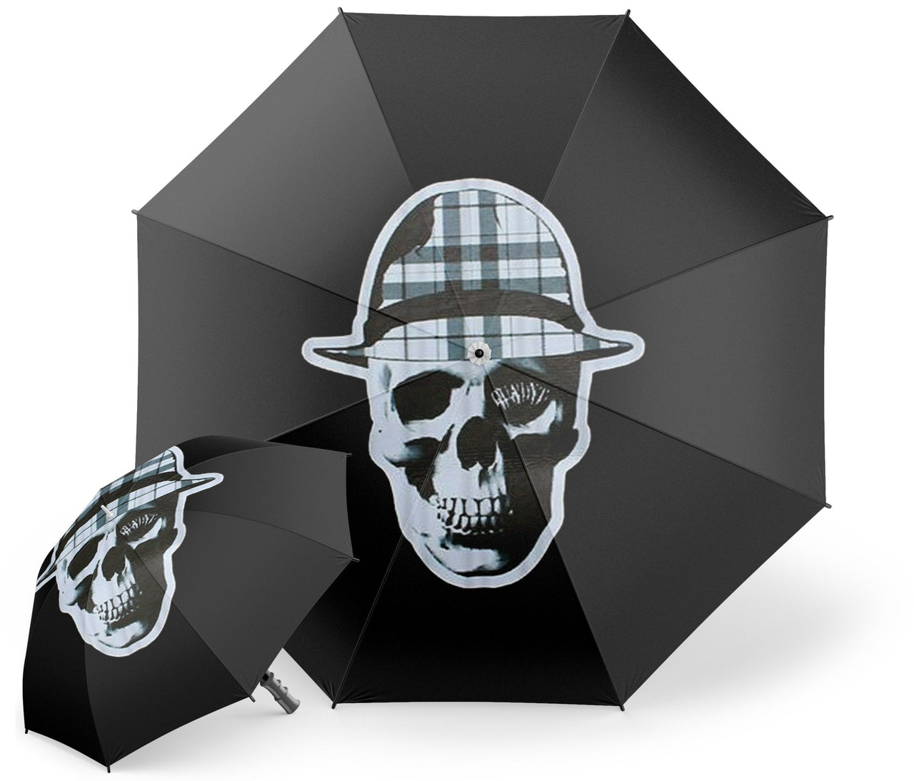 Parapluie Tête de Mort <br/> Avec Chapeau