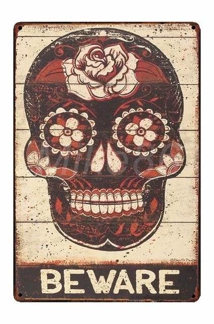 Poster Tête de Mort Mexicaine