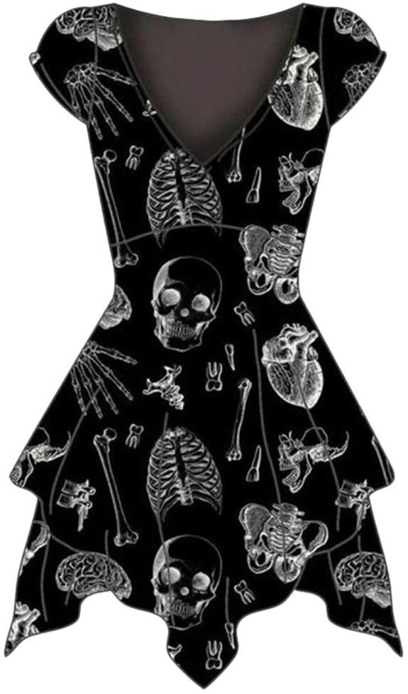 Robe Tête de Mort <br/> Sexy