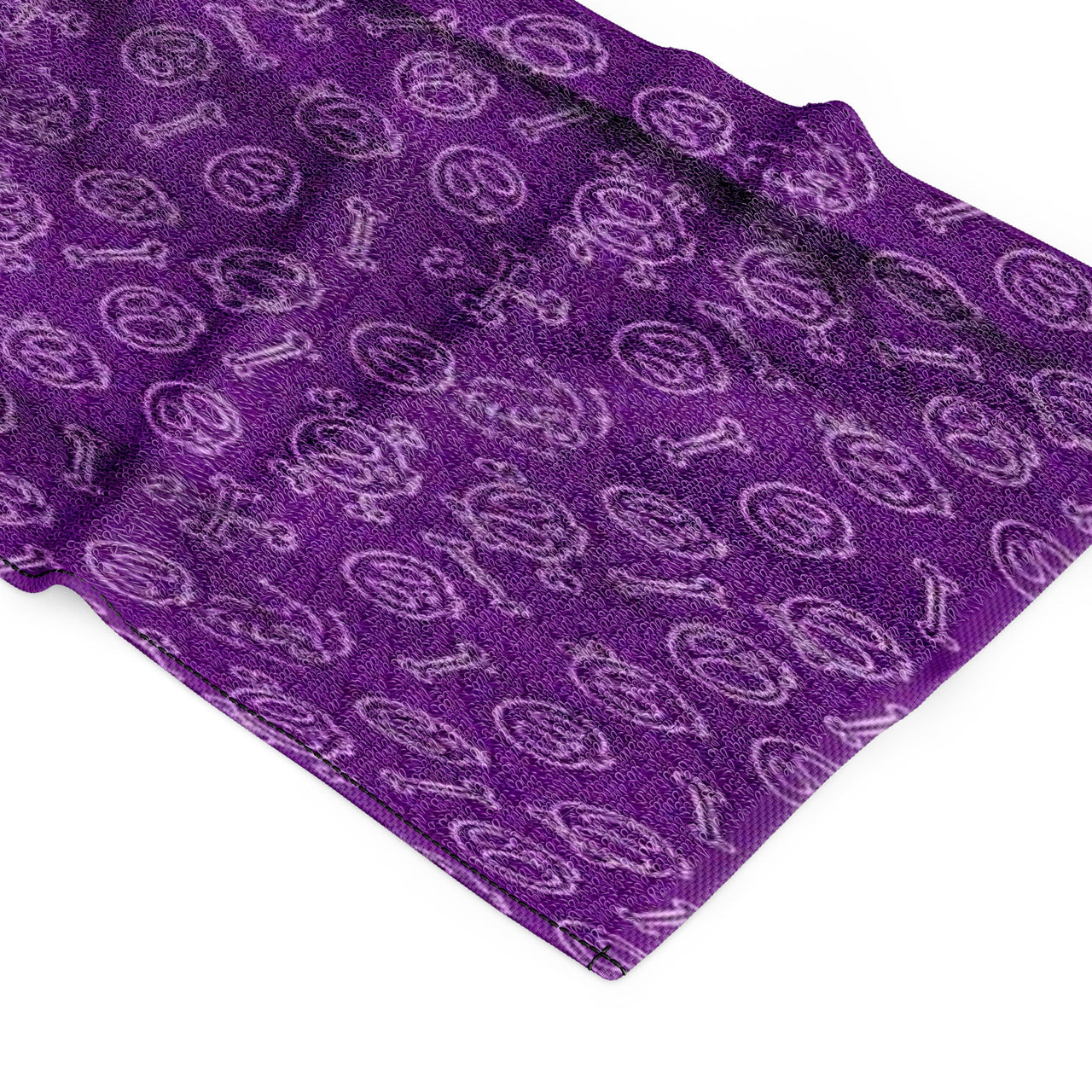 Serviette Crâne Violet