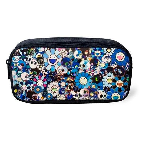 Trousse Tête de Mort <br/> Avec Fleurs