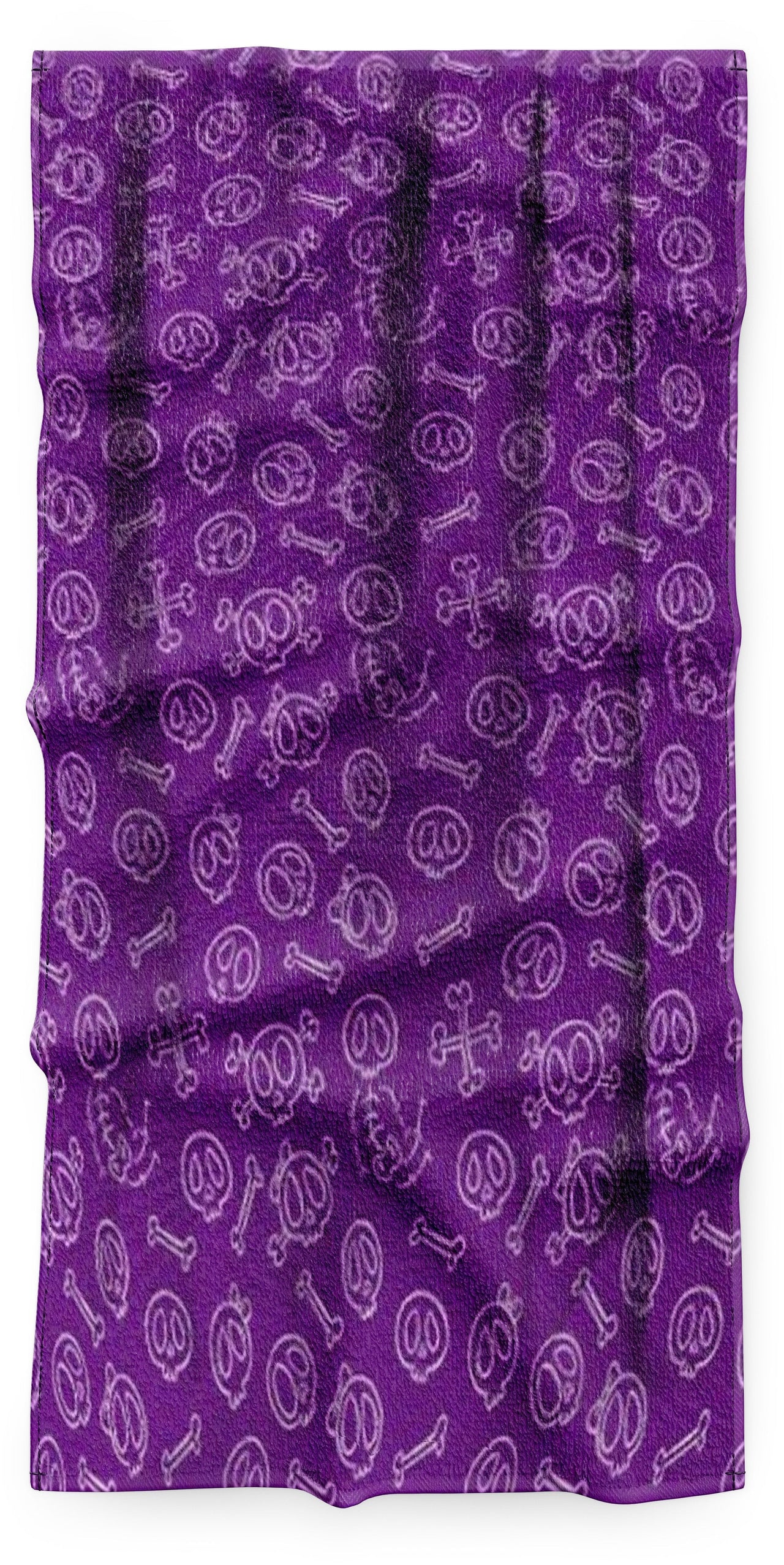 Serviette Crâne Violet