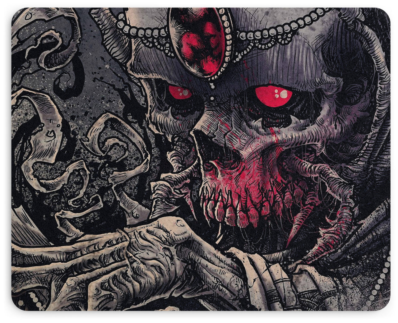 Tapis de Souris Tête de Mort Démon