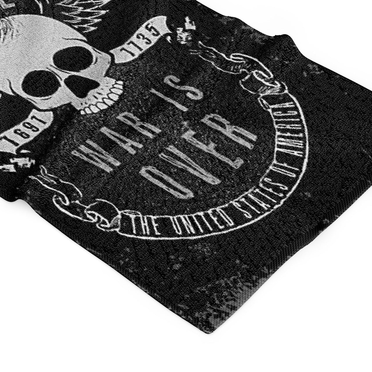 Serviette Tête de Mort Biker