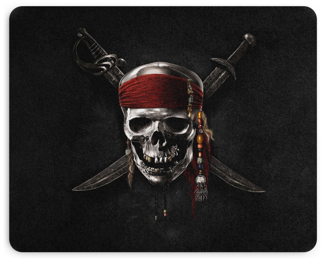 Tapis de Souris Tête de Mort Pirate