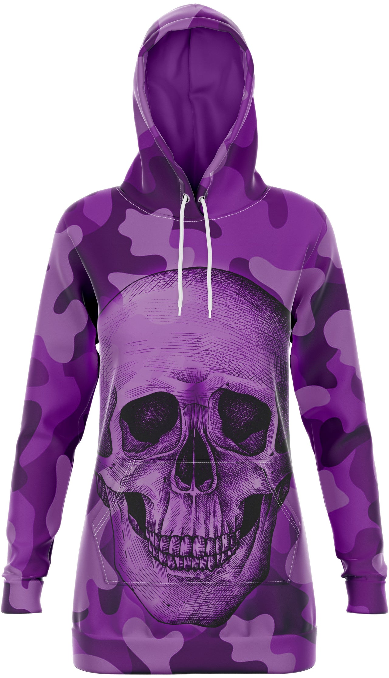 Robe Pull Violet <br/>Tête de Mort