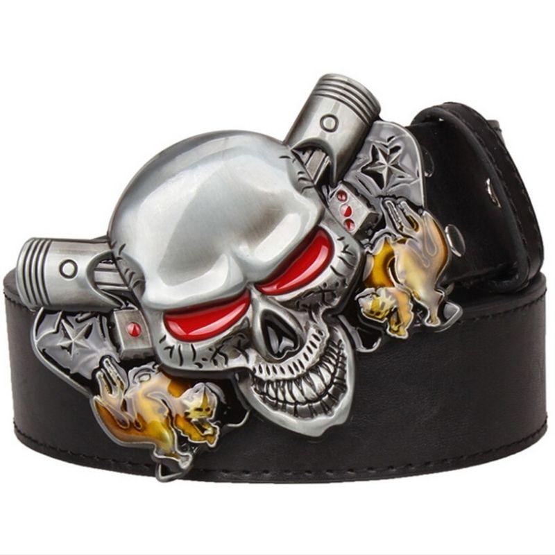 Ceinture Tête de Mort <br/> Motard