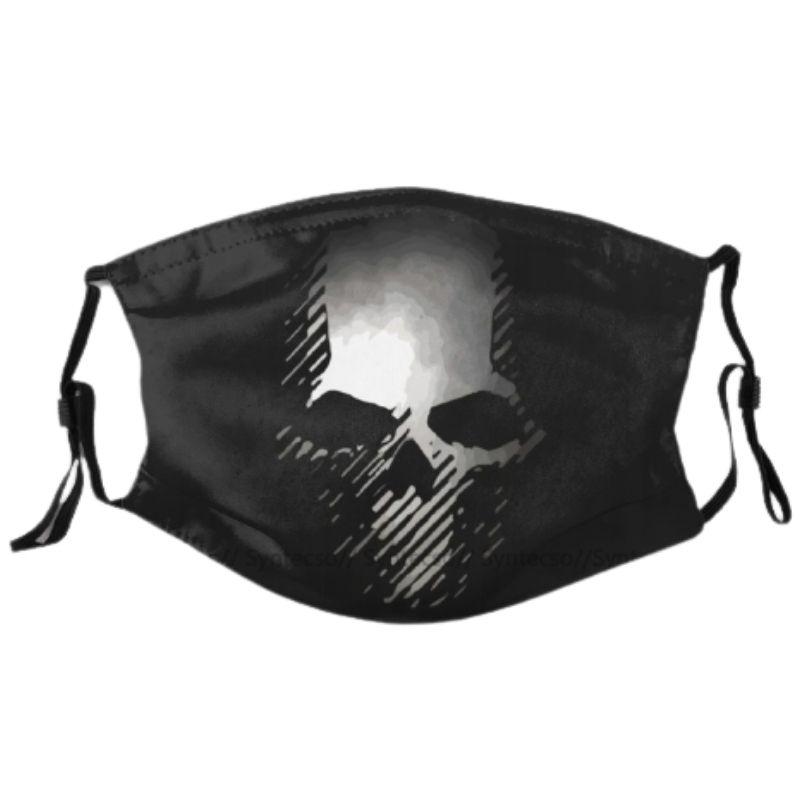 Masque Noir Tête de Mort