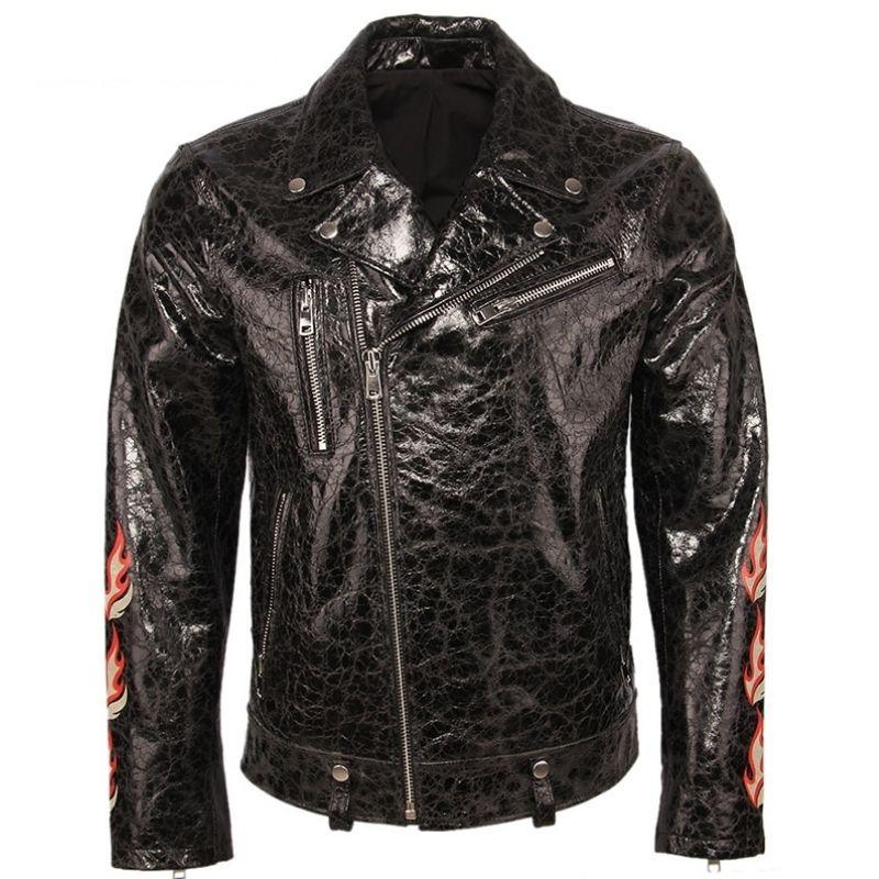 Veste Tête de Mort <br/> Biker (Cuir)