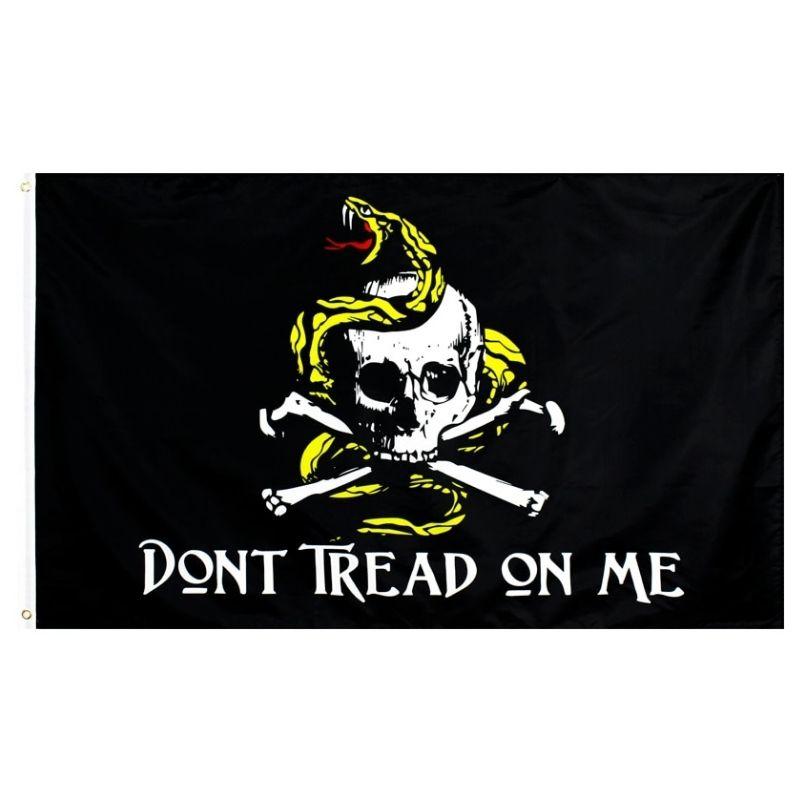 Drapeau Tête de Mort Serpent