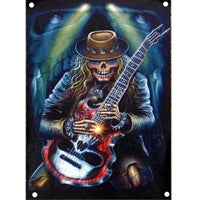 Thumbnail for Drapeau Squelette Rock