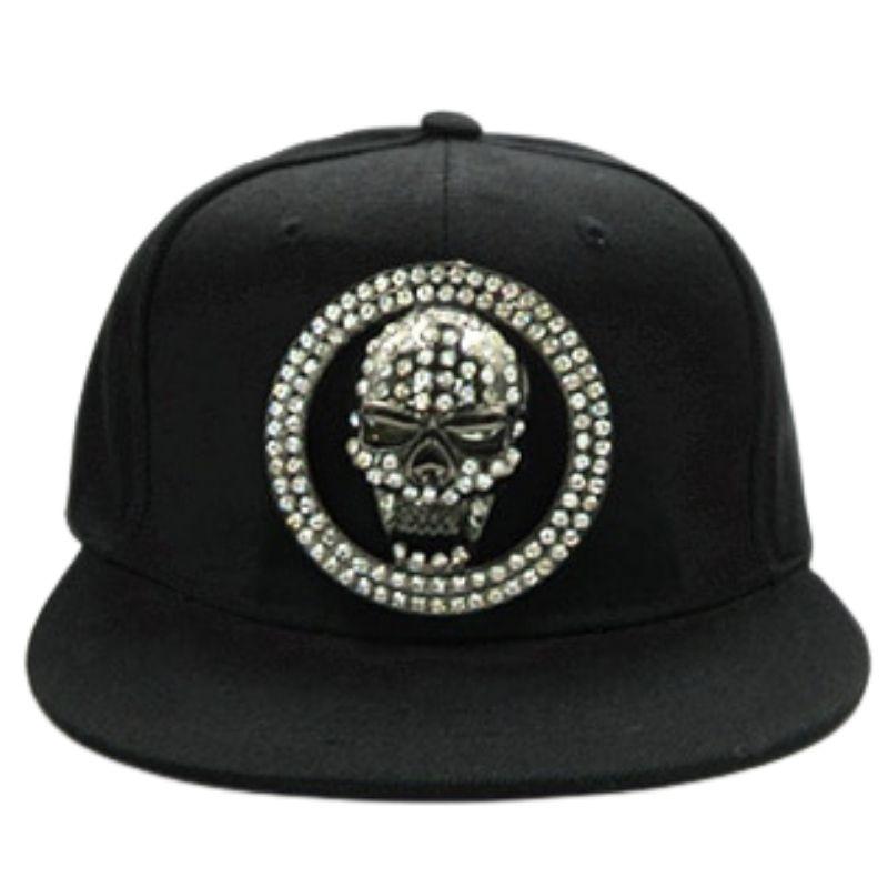 Casquette Skull Strass