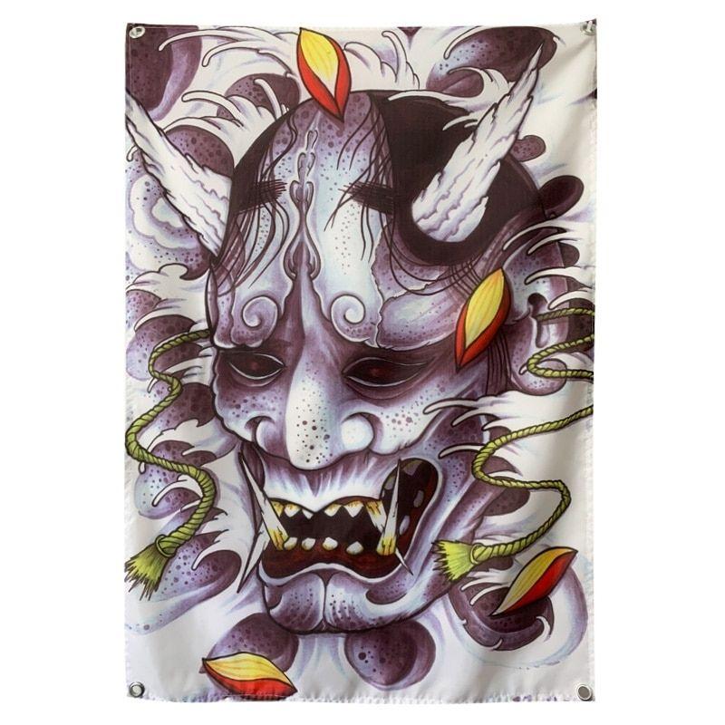 Drapeau Crâne Démon