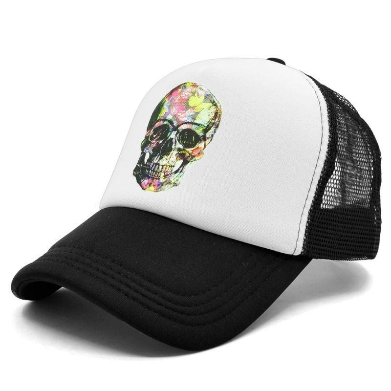 Casquette Tête de Mort <br> Colorée