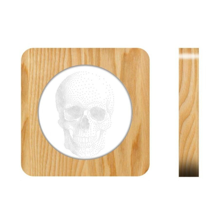 Lampe Tête de Mort <br/> Bois