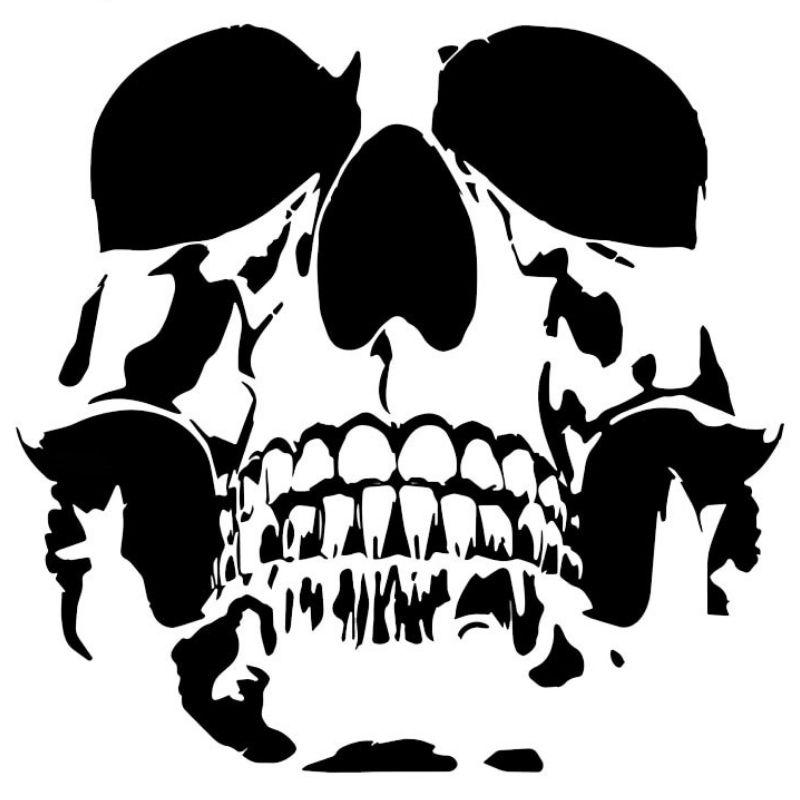 Sticker Skull Face