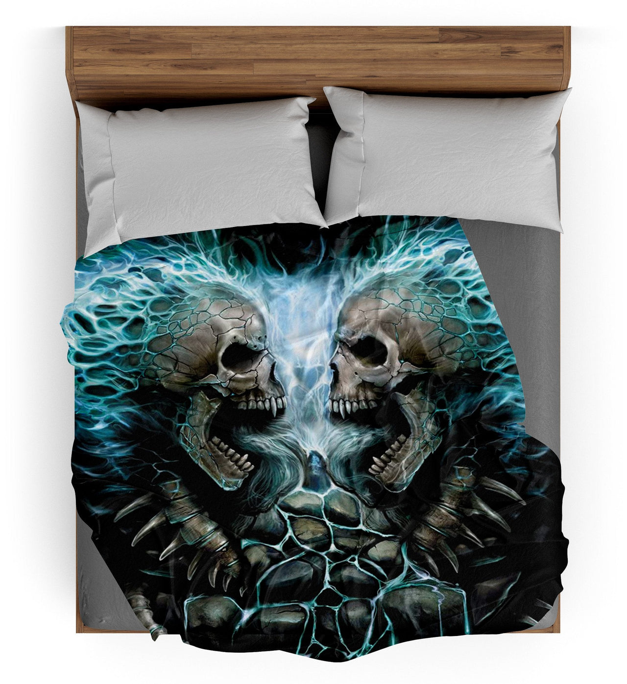 Plaid Tête de Mort Démon