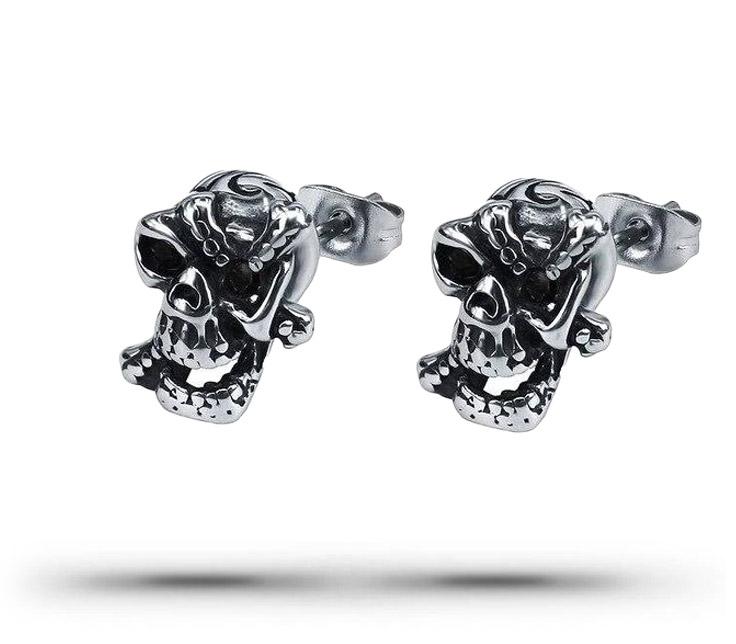 Boucles d'Oreilles Style Rock