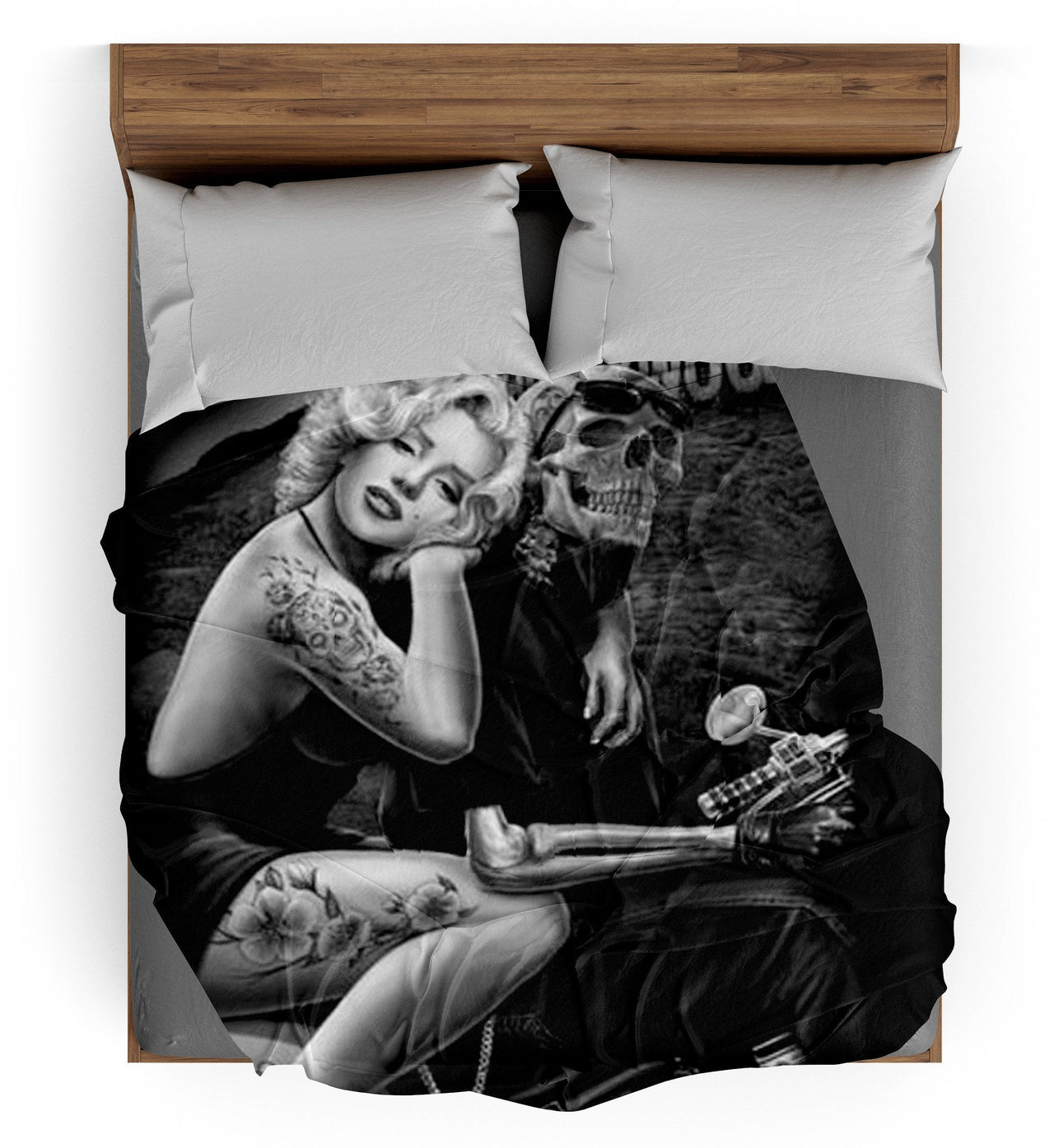 Plaid Tête de Mort Art