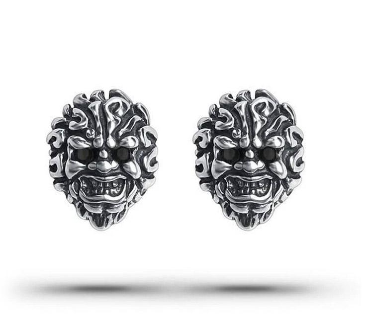 Boucles d'Oreilles Satanique Homme