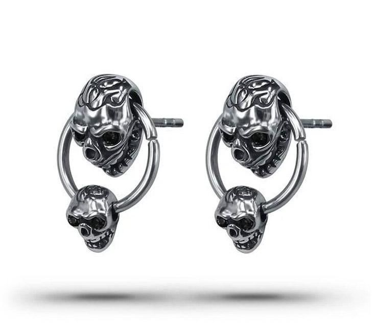 Boucles d'Oreilles Homme Hard Rock