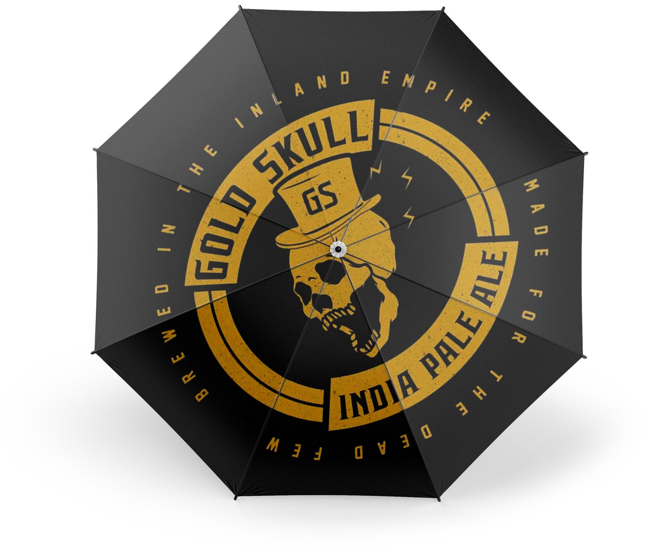Parapluie Skull Gold