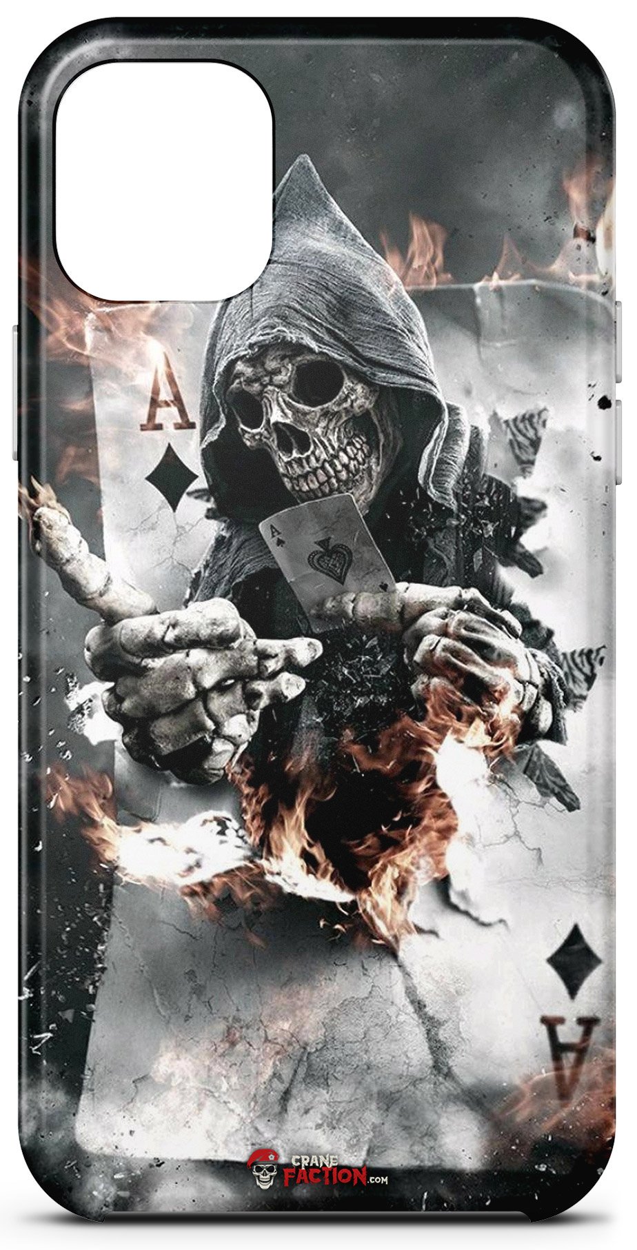 Coque Tête de Mort Poker (iPhone)