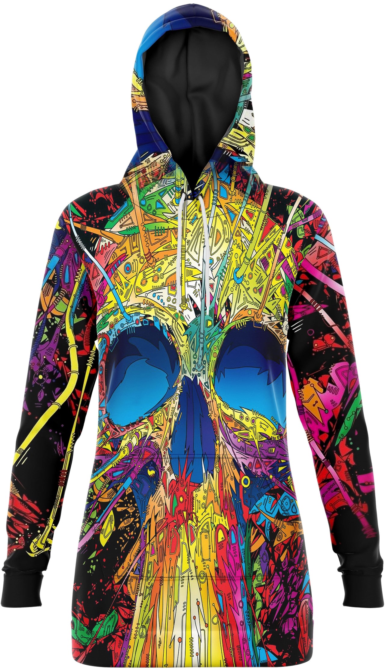 Robe Pull Tête de Mort <br/> Multicolore