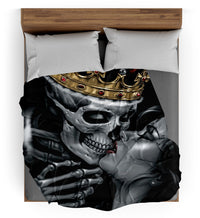 Thumbnail for Plaid Tête de Mort Couronne