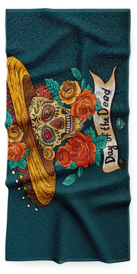 Thumbnail for Serviette Crâne Mexicain Couleurs