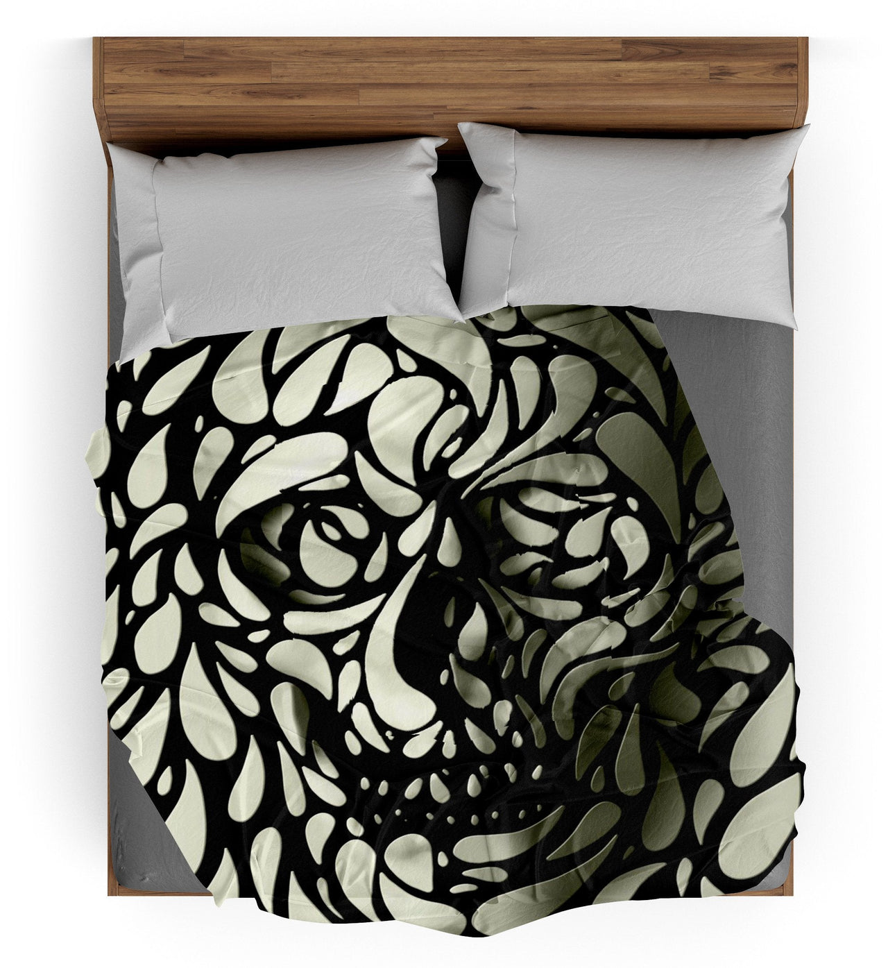 Plaid Tête de Mort Design