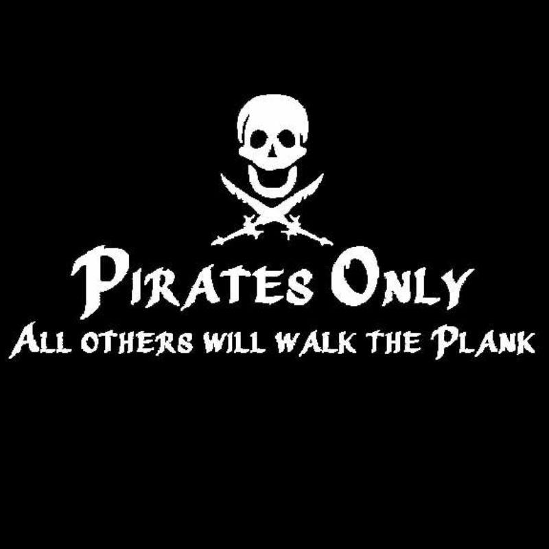 Sticker Pirate Only