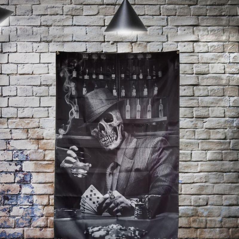 Drapeau Tête de Mort <br/> Poker