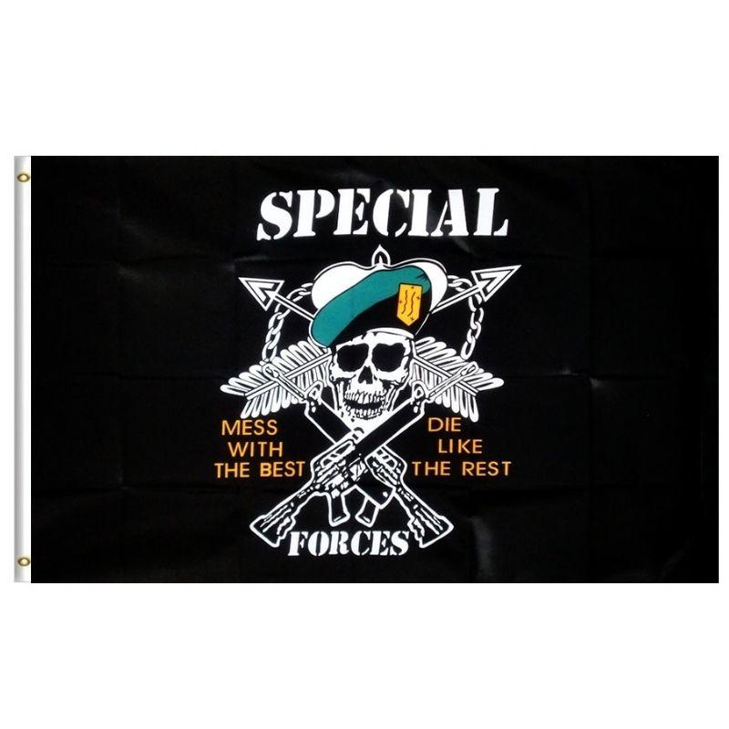 Drapeau Tête de Mort Soldat