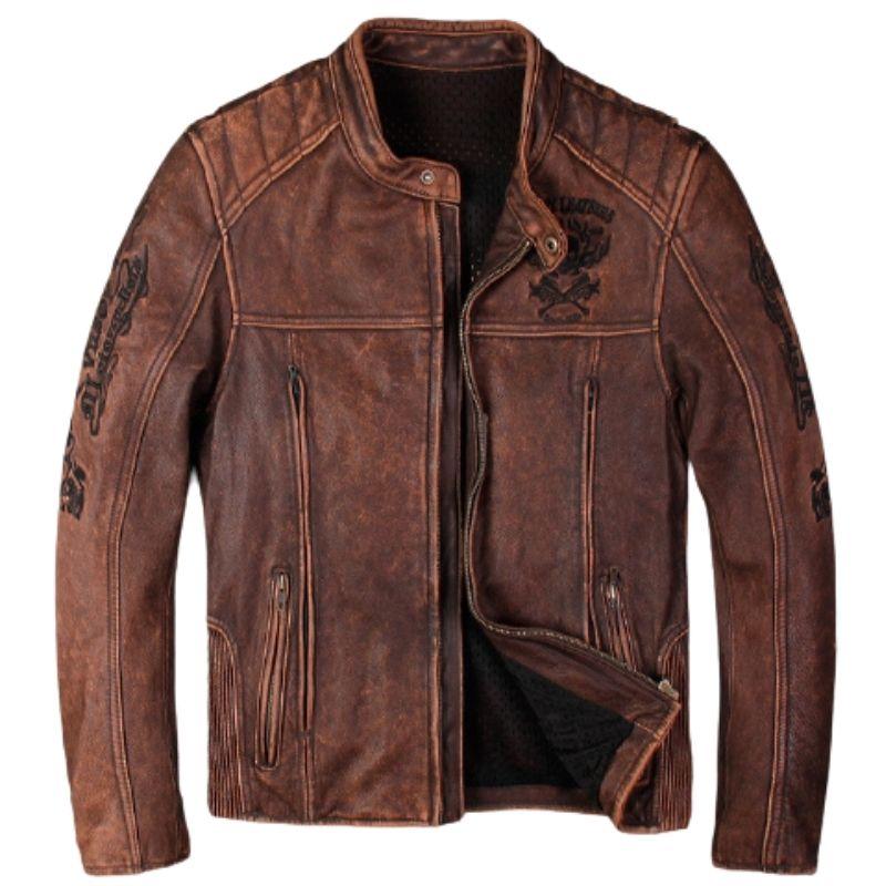 Blouson Biker Vintage (Cuir)