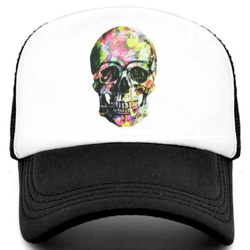 Casquette Tête de Mort <br> Colorée