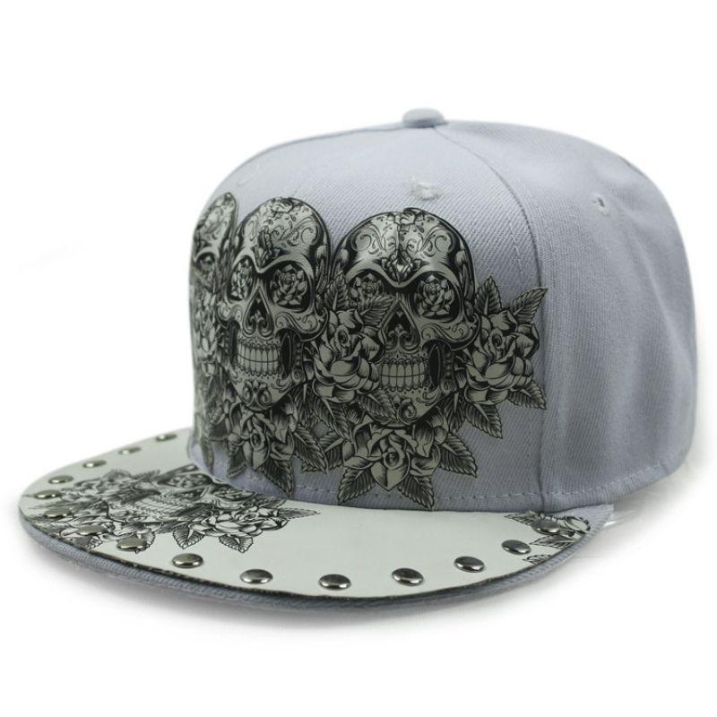 Casquette Tête de Mort Artistique