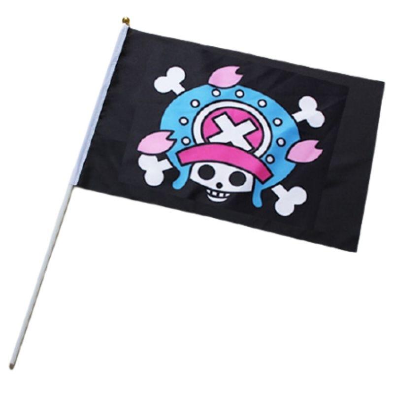 Drapeau Crâne Cartoon