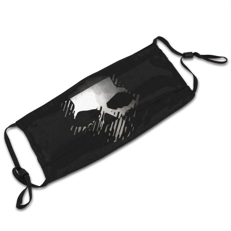 Masque Noir Tête de Mort