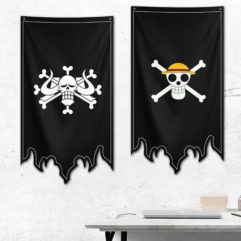 Drapeau Tête de Mort Os