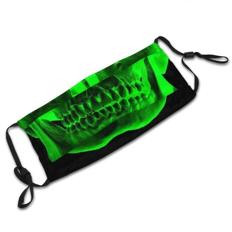 Masque Tête de Mort <br/> Verte
