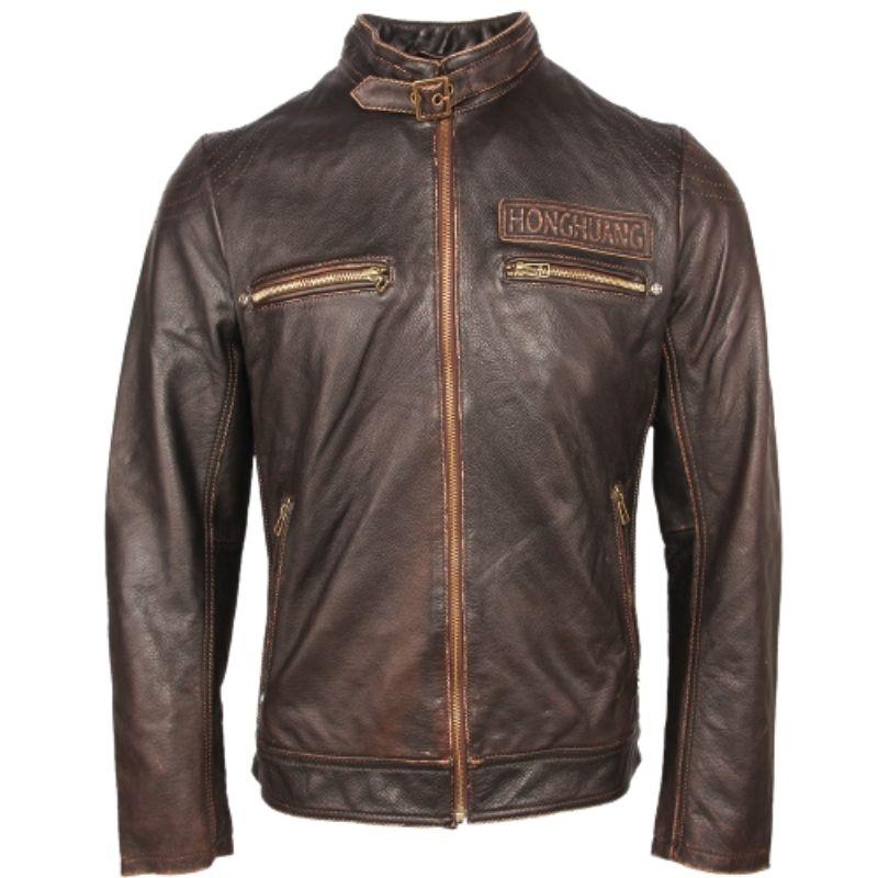 Blouson Moto <br/> Tête de Mort (Cuir)