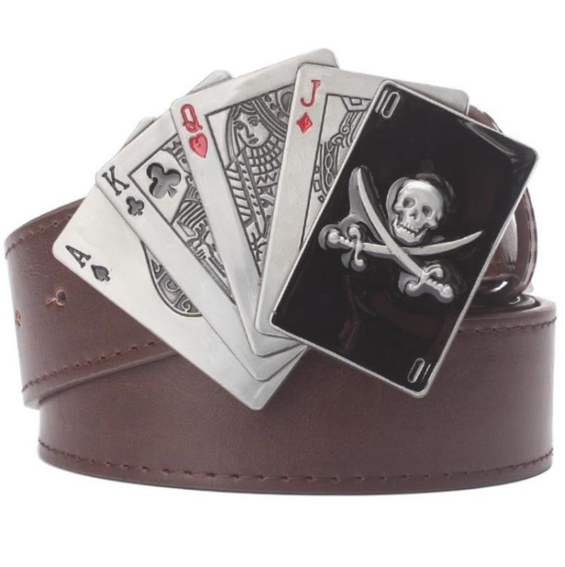 Ceinture Tête de Mort <br/> Poker