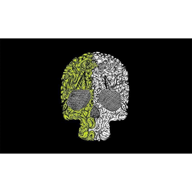 Drapeau Tête de Mort Fleurie