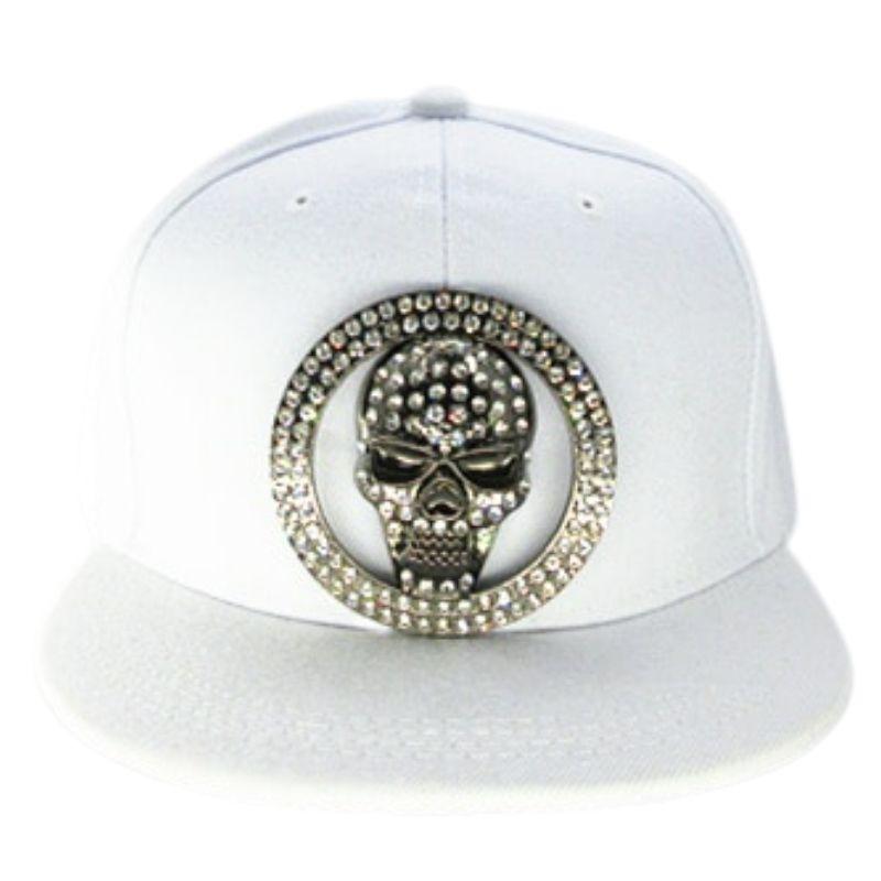 Casquette Skull Strass