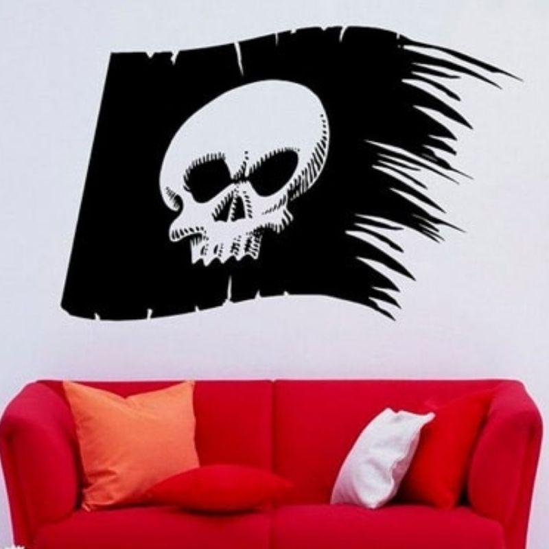 Autocollant Drapeau Pirate