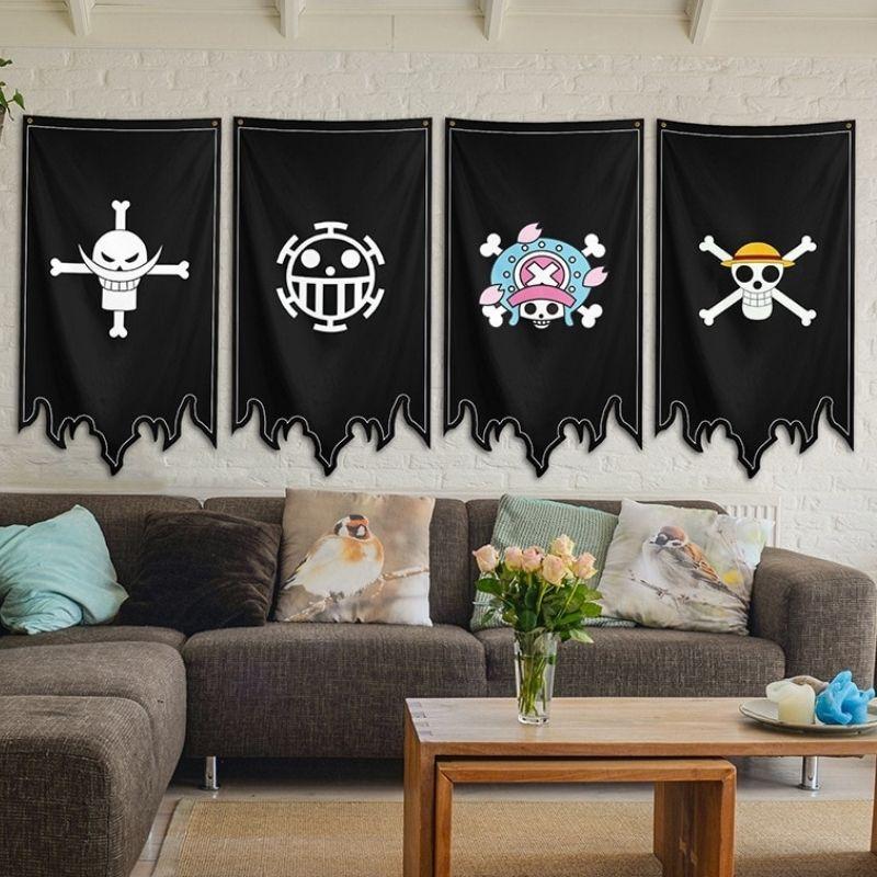 Drapeau Tête de Mort Cartoon