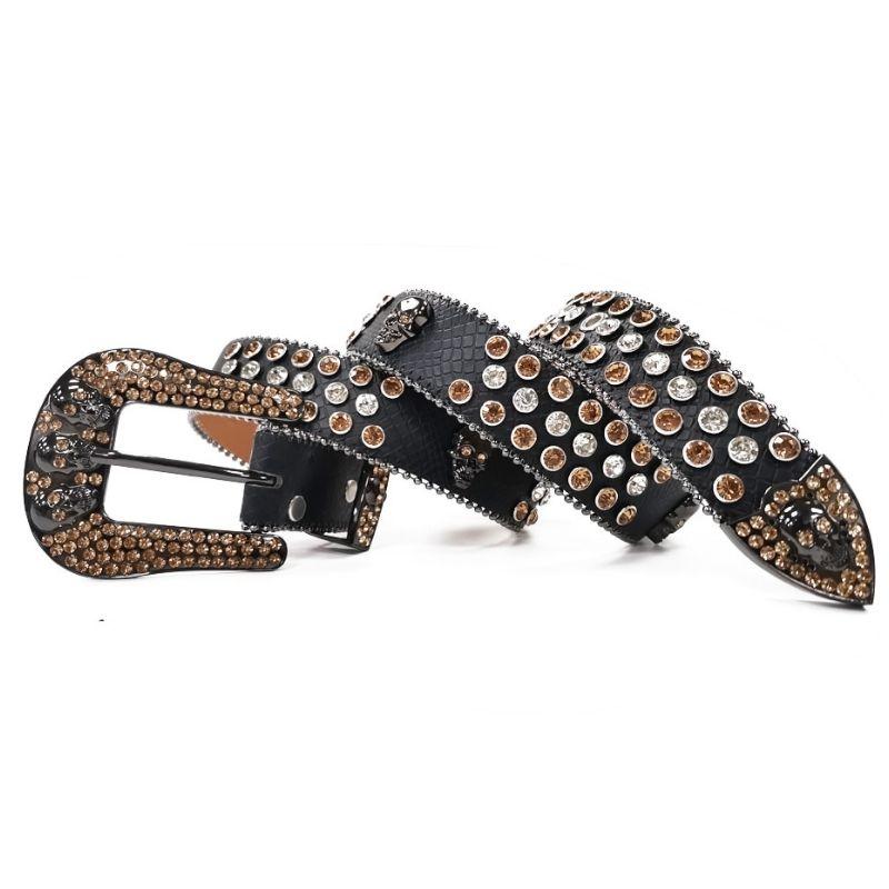 Ceinture Tête de Mort <br/> Diamant