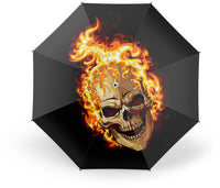 Thumbnail for Parapluie Tête de Mort <br/> Avec Flammes